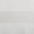 Parure de couette Vera Wang en chenille gaufrée beige à rayures