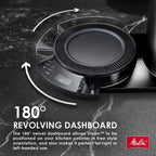 Cafetière filtre Vision Luxe 12 tasses avec tableau de bord rotatif