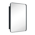 Armoire à pharmacie encastrée TEHOME WH avec miroir et étagères réglables