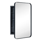 Armoire à pharmacie encastrée TEHOME WH avec miroir et étagères réglables