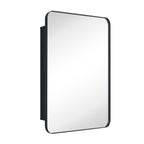 Armoire à pharmacie encastrée TEHOME WH avec miroir et étagères réglables