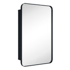 Armoire à pharmacie encastrée TEHOME WH avec miroir et étagères réglables