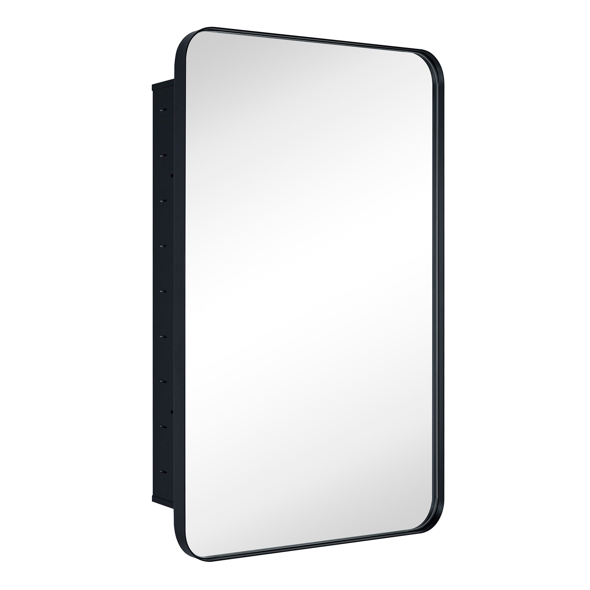 Armoire à pharmacie encastrée TEHOME WH avec miroir et étagères réglables