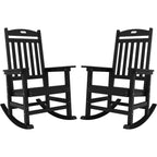 Chaise à bascule d'extérieur toutes saisons WINSOON, lot de 2
