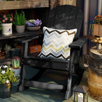 Chaise à bascule d'extérieur toutes saisons WINSOON, lot de 2