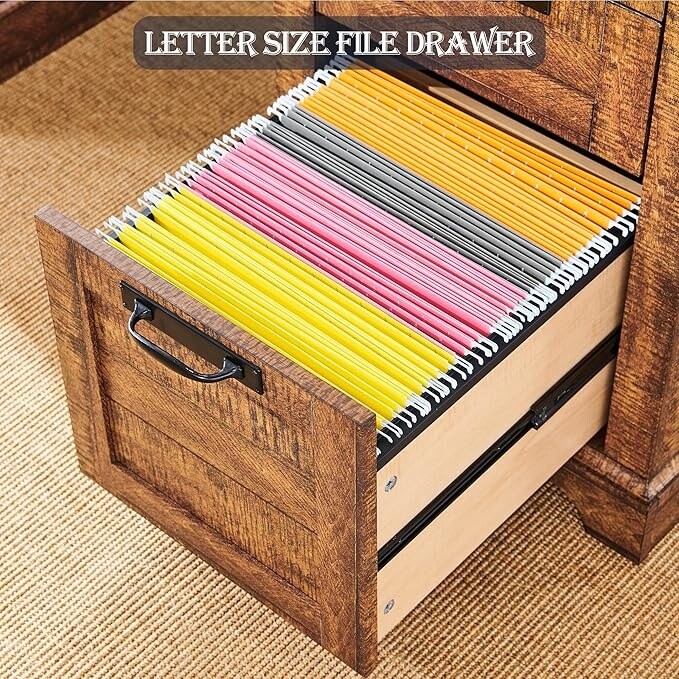 Bureau exécutif Farmhouse 60, bureau en bois pour la maison, bureau d'ordinateur