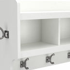 Porte-manteau mural Woodland 40 W avec étagère par Bush Furniture