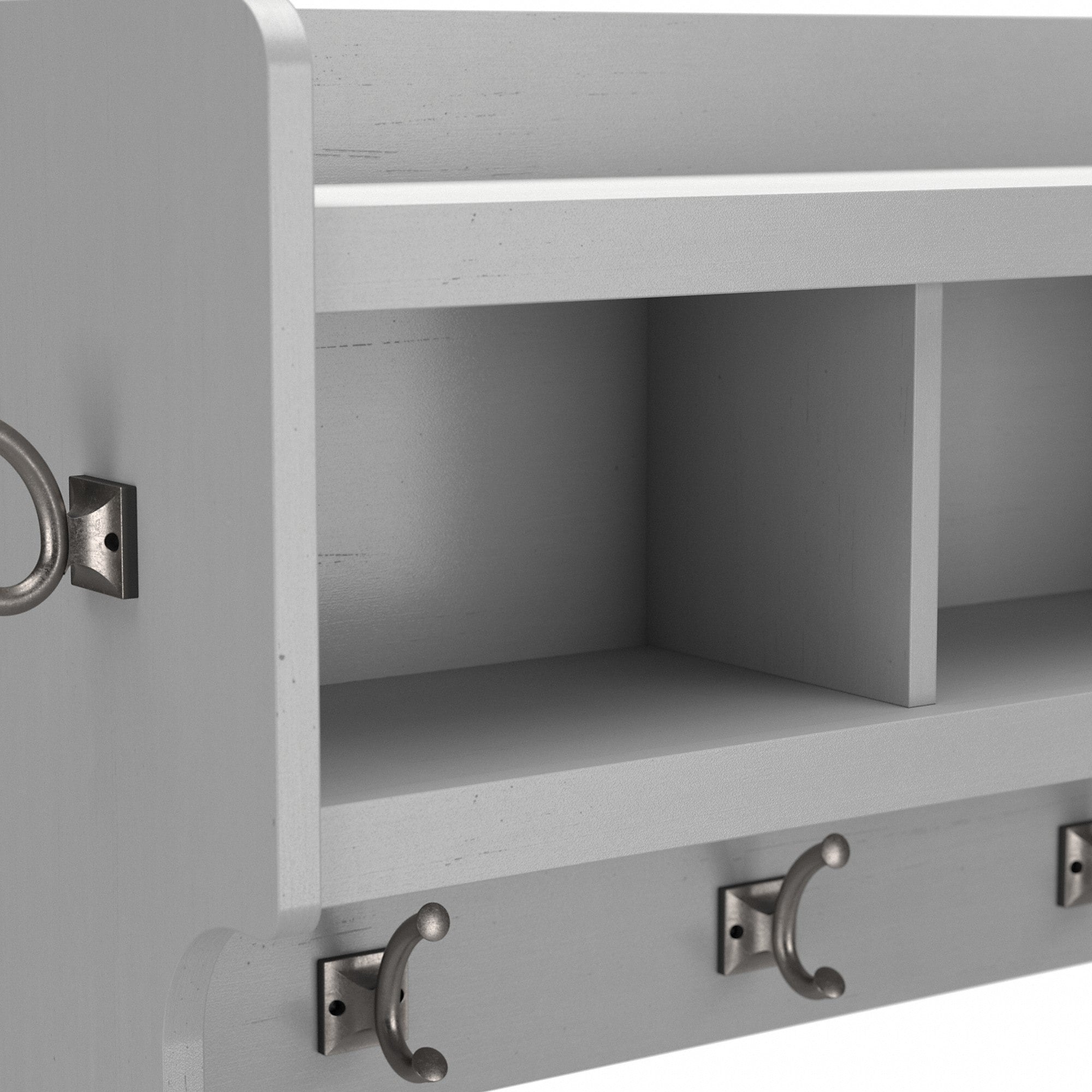 Porte-manteau mural Woodland 40 W avec étagère par Bush Furniture