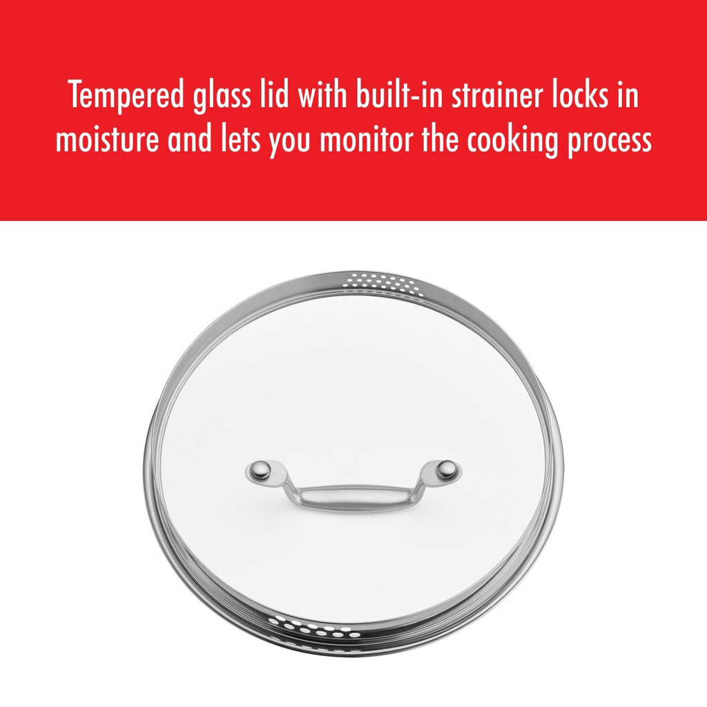 Cocotte hollandaise antiadhésive en acier inoxydable et céramique ZWILLING Clad CFX de 6 pintes