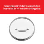 Cocotte hollandaise antiadhésive en acier inoxydable et céramique ZWILLING Clad CFX de 6 pintes