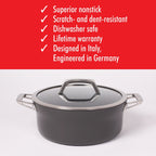 Cocotte antiadhésive en aluminium anodisé dur ZWILLING Motion